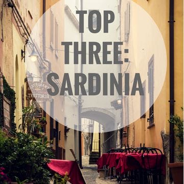 Top Three in Sardinia on What's Katie Doing? Blog